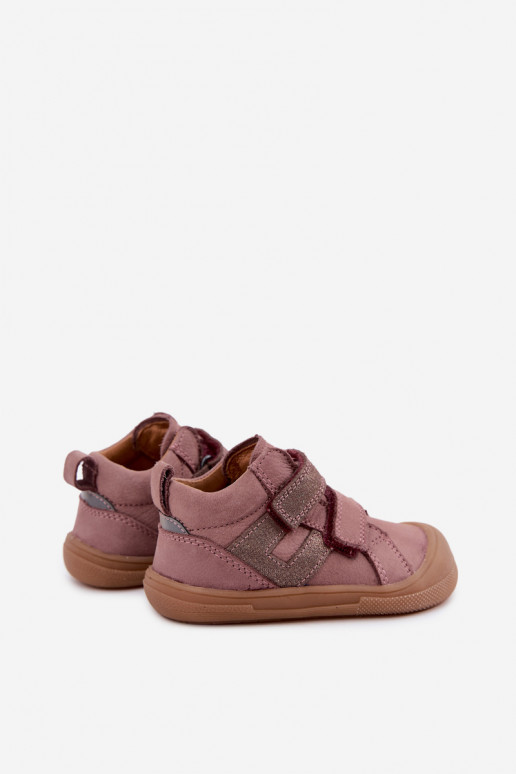 Leren schoenen voor kinderen Barefoot FRODDO G2130380-3 in roze