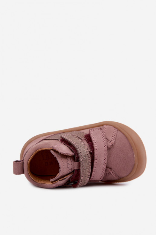 Leren schoenen voor kinderen Barefoot FRODDO G2130380-3 in roze