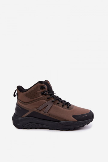 Geïsoleerde wandelschoenen voor mannen waterdicht in bruin Koby 2