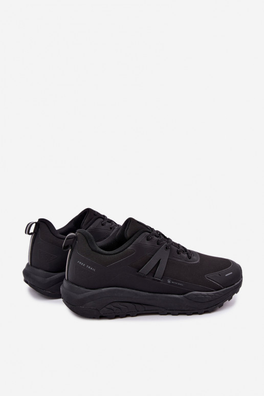 Waterdichte herenschoenen Outdoor in zwart Elroy