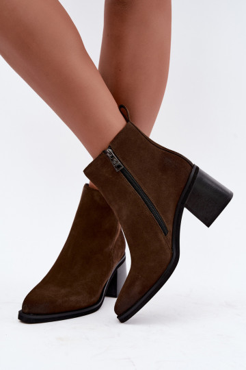 Bottines isolées avec talons Vinceza 133100 kaki 2