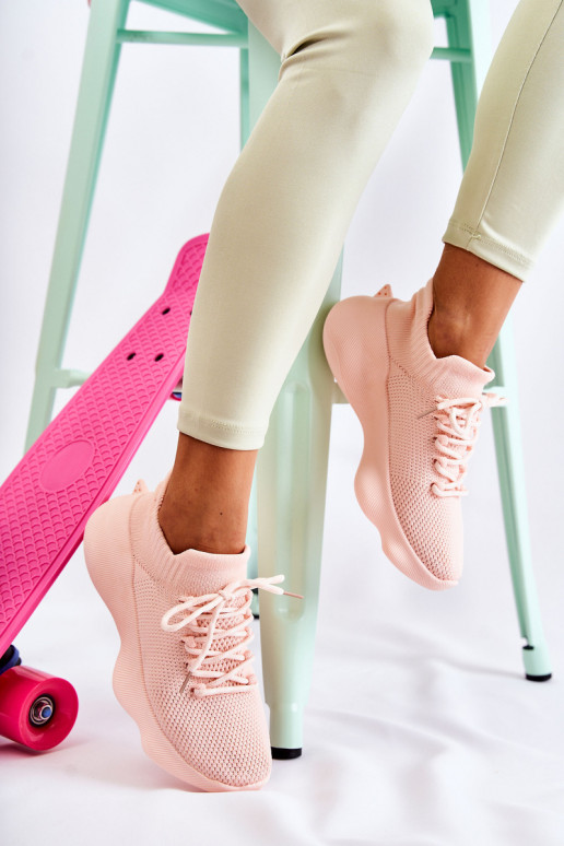 Un modèle convaincant baskets Féminin couleur rose Dalmiro