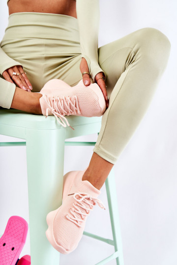 Instap sport schoenen Dalmiro in roze kleur 2