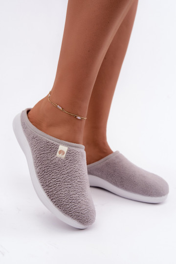 Chaussons gris pour femmes Inblu EC000102