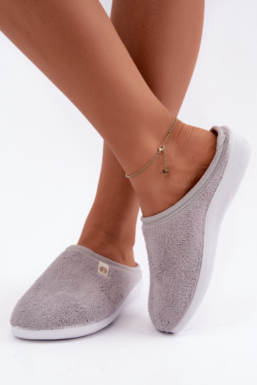 Grijze dames huisslippers Inblu EC000102 2