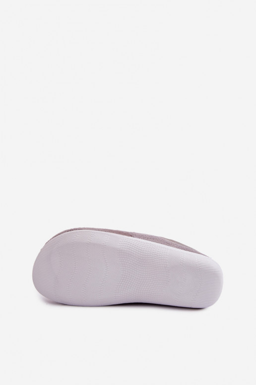 Chaussons gris pour femmes Inblu EC000102
