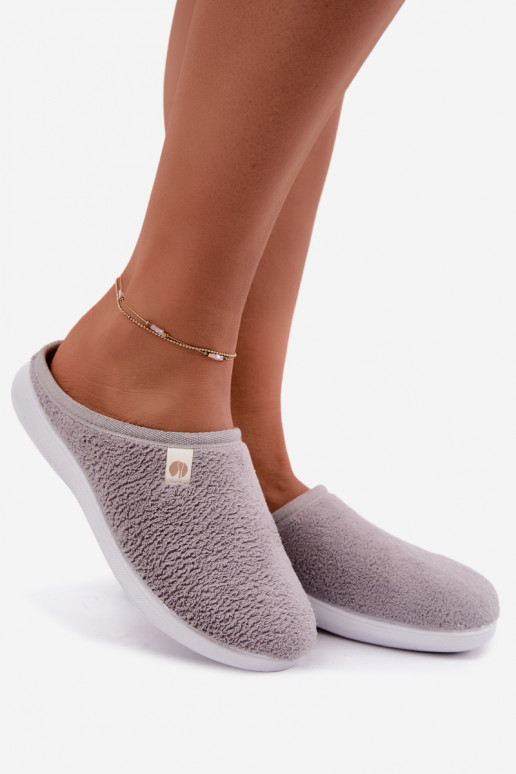Chaussons gris pour femmes Inblu EC000102