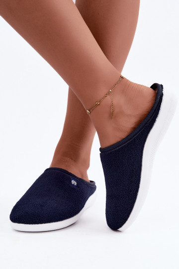Chaussons bleus foncés pour femmes Inblu EC000102