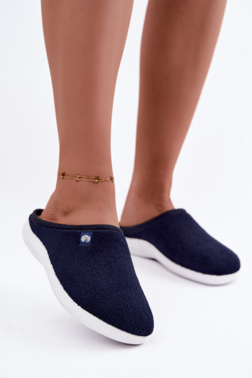 Chaussons bleus foncés pour femmes Inblu EC000102 2