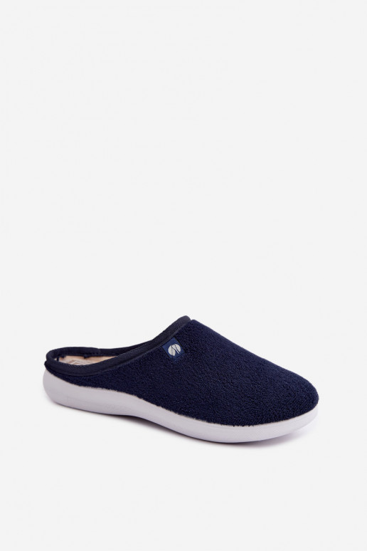 Donkerblauwe dames huisslippers Inblu EC000102