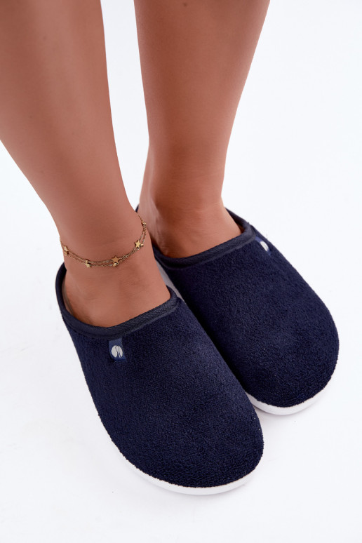 Chaussons bleus foncés pour femmes Inblu EC000102