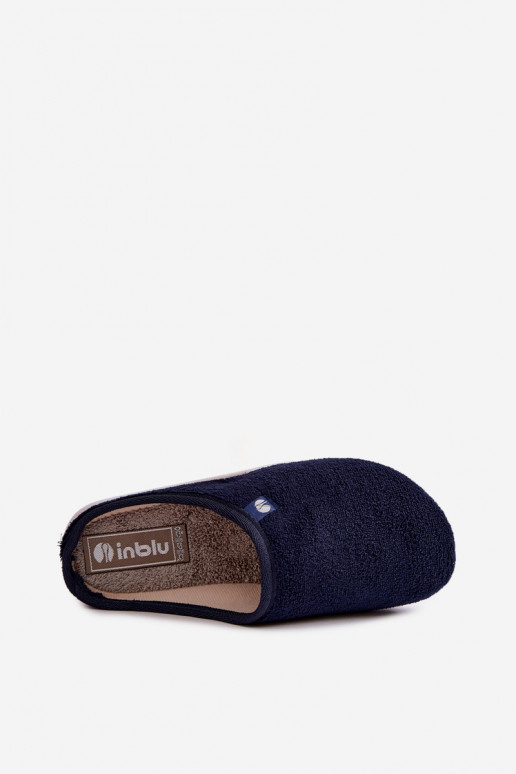 Chaussons bleus foncés pour femmes Inblu EC000102