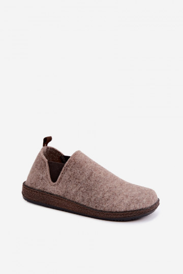 Chaussons couleur sable pour femmes Inblu NL000013