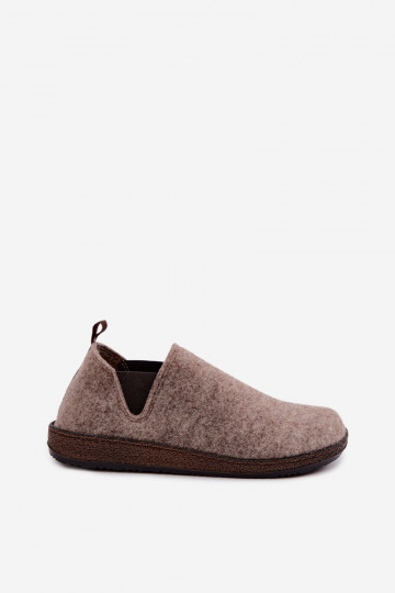 Zandkleurige dames huisslippers Inblu NL000013 2