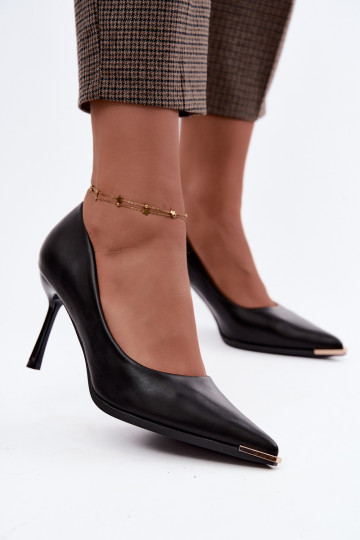 Chaussures à talons noires en simili cuir INarelia 2