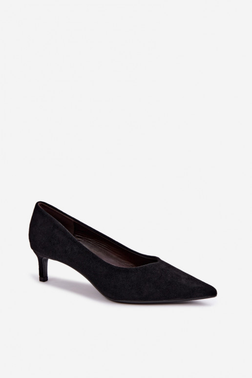 Spitze Schuhe in Schwarz Tadela