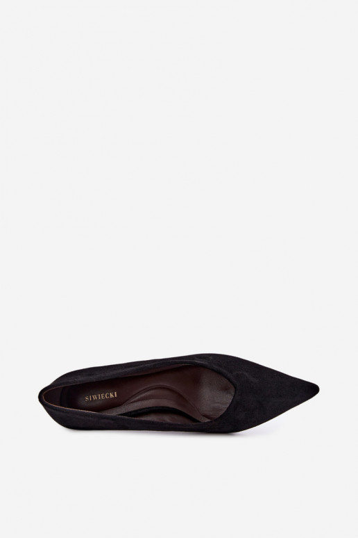 Chaussures à bout pointu en noir Tadela