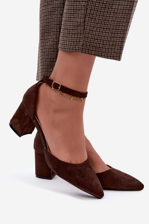 Schoenen met hakken en riemen Olenae