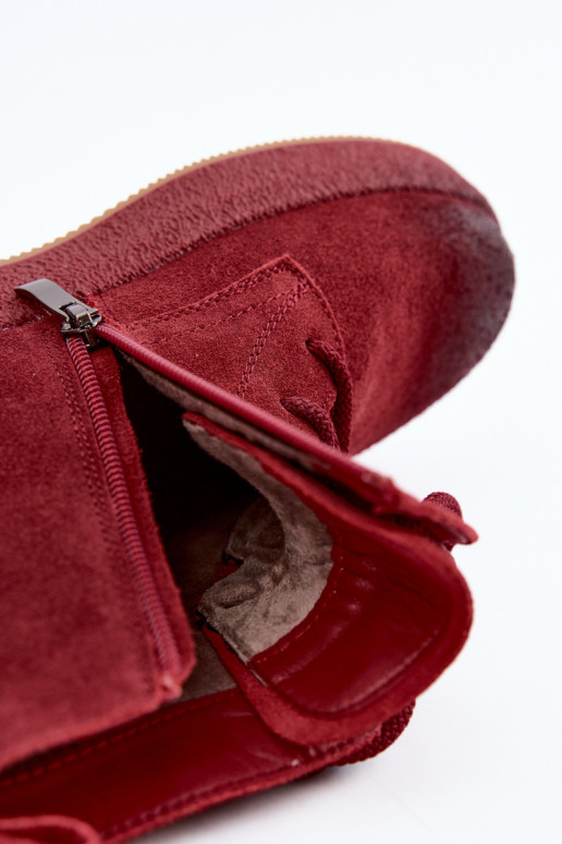 Peau Chaussures en daim Féminin réchauffer Artiker 59C1131 Bourgogne