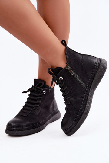 Peau réchauffer Bottes pour femmes Artiker 59C1121 couleur noire