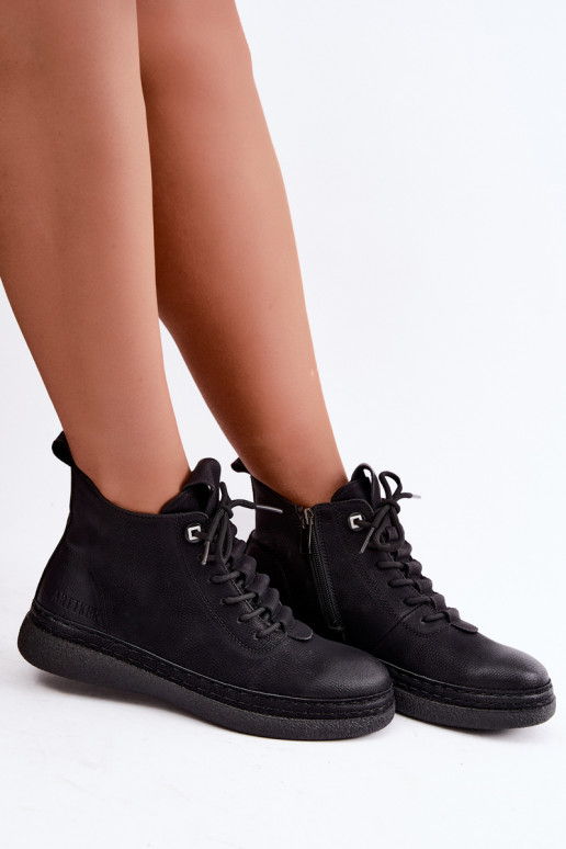Peau réchauffer Bottes pour femmes Artiker 59C1121 couleur noire