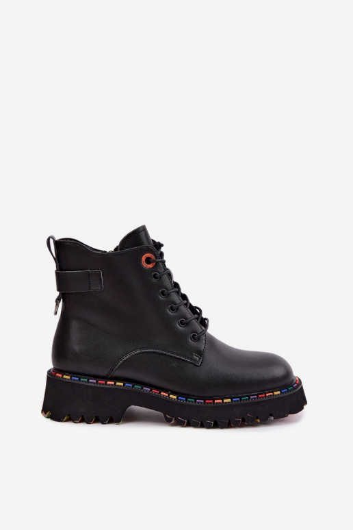 Peau Bottines de travail Féminin Artiker 55C0509 couleur noire