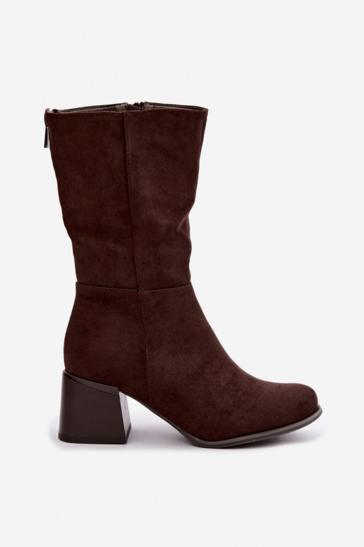 en daim bottes Klocke réchauffer CzekoladoÀe Lavenia