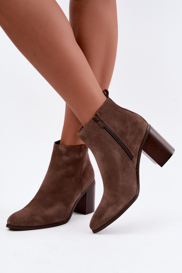 Haut aus INildleder Stiefel mit Heizung im Inneren Sergio Leone BT-49-S Tonfarbe 2