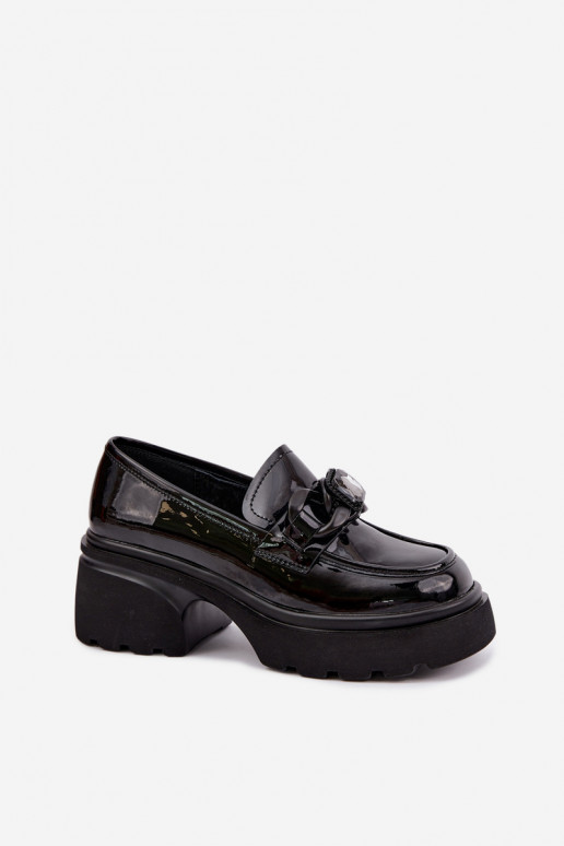 met lakeffect Leer schoenen met ornamenten Artiker 55C1069 zInart