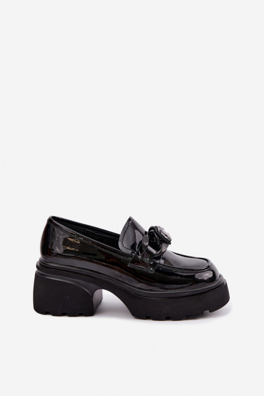 met lakeffect Leer schoenen met ornamenten Artiker 55C1069 zInart