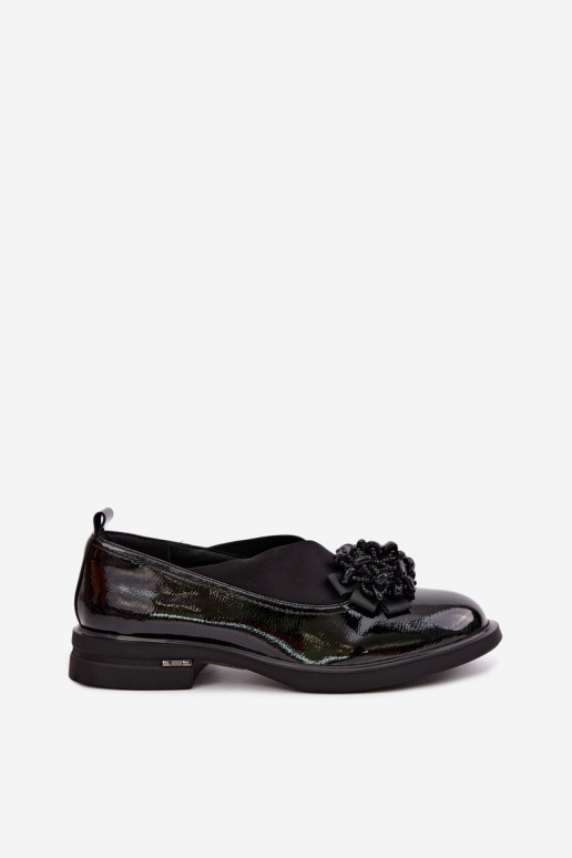 Leer schoenen Dames met ornamenten T.Sokolski S2 J26-271 met lakeffect zInart