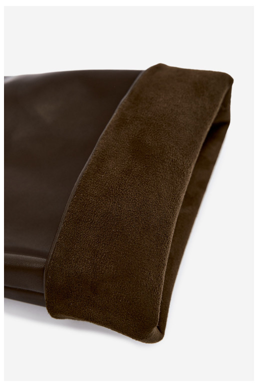 Khaki Stiefeletten mit Absatz Emeline