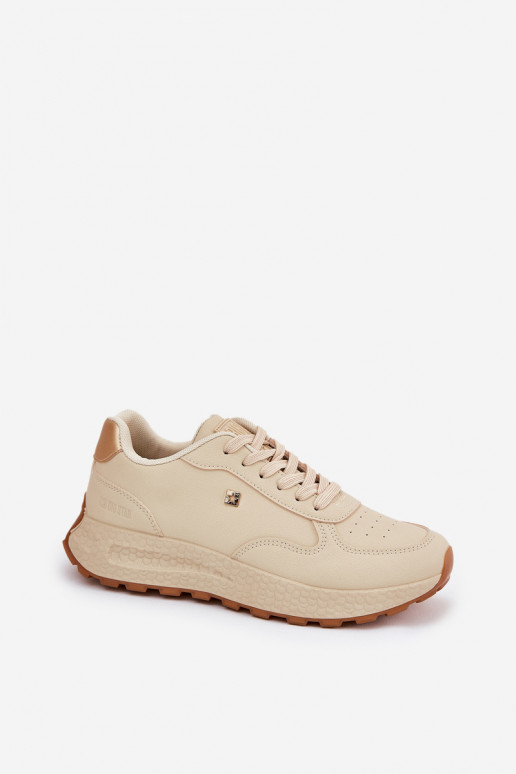 Dames sportieve schoenen Big Star RR274630 HI-POLY SYSTEM zandkleur