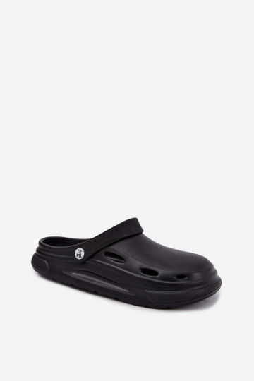 Sabots en mousse noirs pour hommes Toren