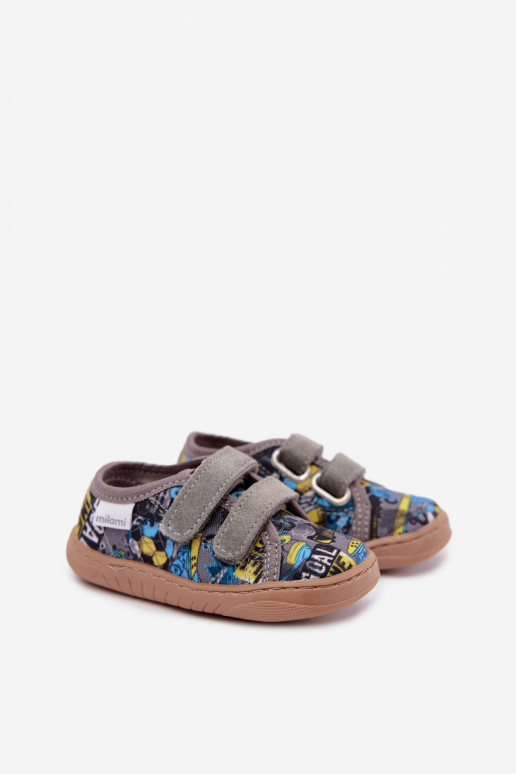 Jongensslippers Milami grijs Saphira