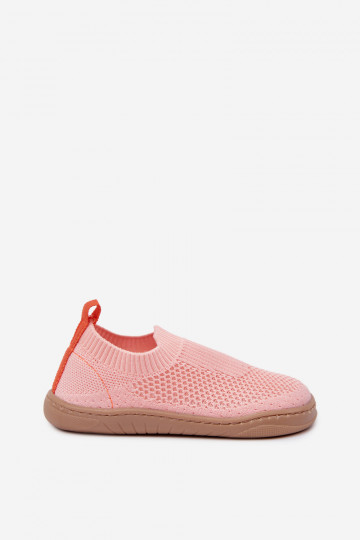 Chaussons pour enfants à enfiler Milami rose clair 2