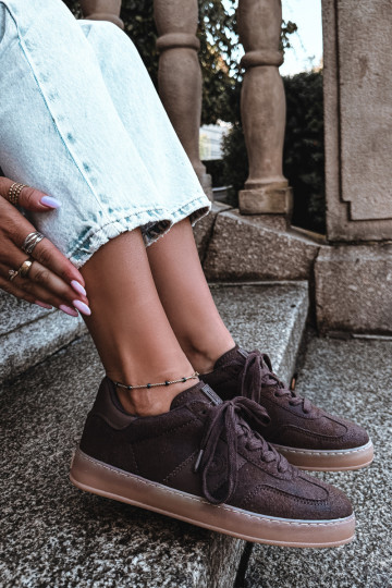 Dames sneakers Big Star chocolade 2