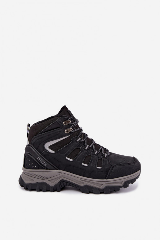 geïsoleerde wandelschoenen voor mannen Big Star UU174317 in zwarte kleur