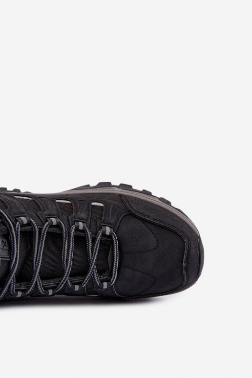 geïsoleerde wandelschoenen voor mannen Big Star UU174317 in zwarte kleur