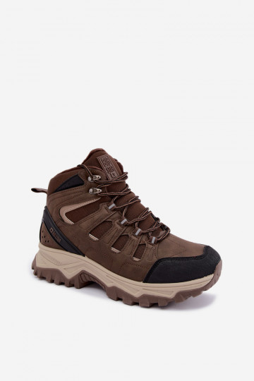 geïsoleerde wandelschoenen voor mannen Big Star UU174316 in bruine kleur