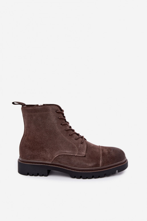 Wildlederschuhe für Herren Big Star UU174220 in Braun