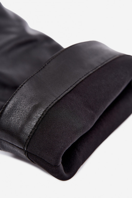 Schlüpfstiefel mit Absatz schwarz Caldira