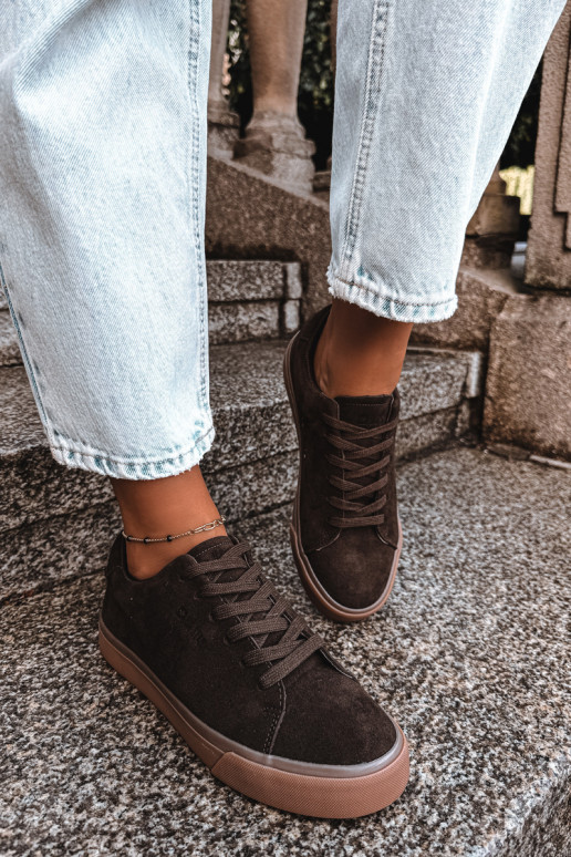 Baskets pour femmes Big Star UU274243 couleur chocolat