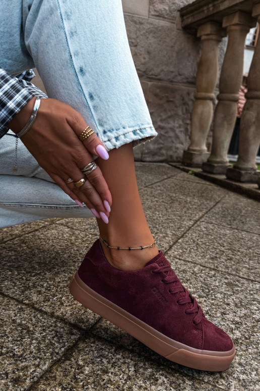 Damen-Sneaker Big Star UU274242 in Bordeaux