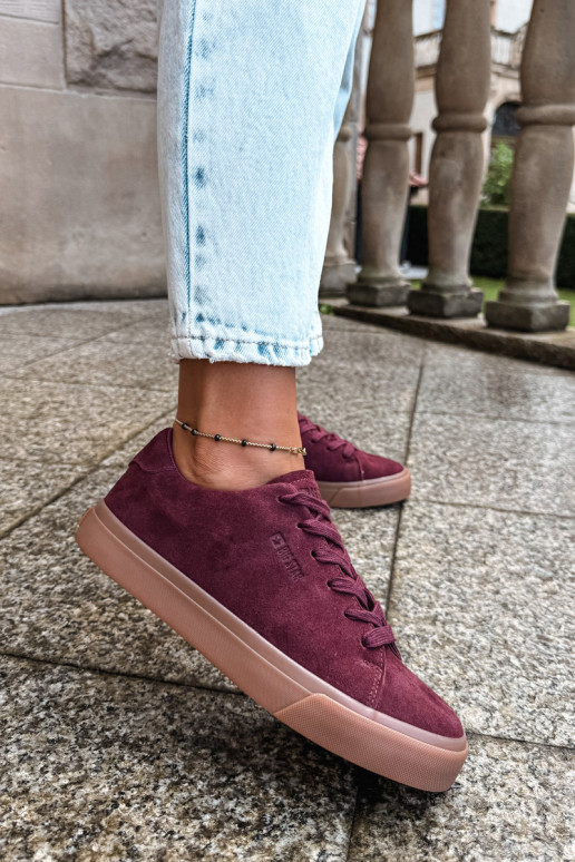 Dames sneakers Big Star UU274242 in bordeaux