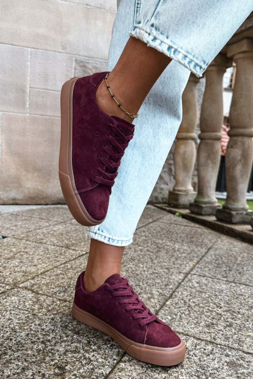 Damen-Sneaker Big Star UU274242 in Bordeaux