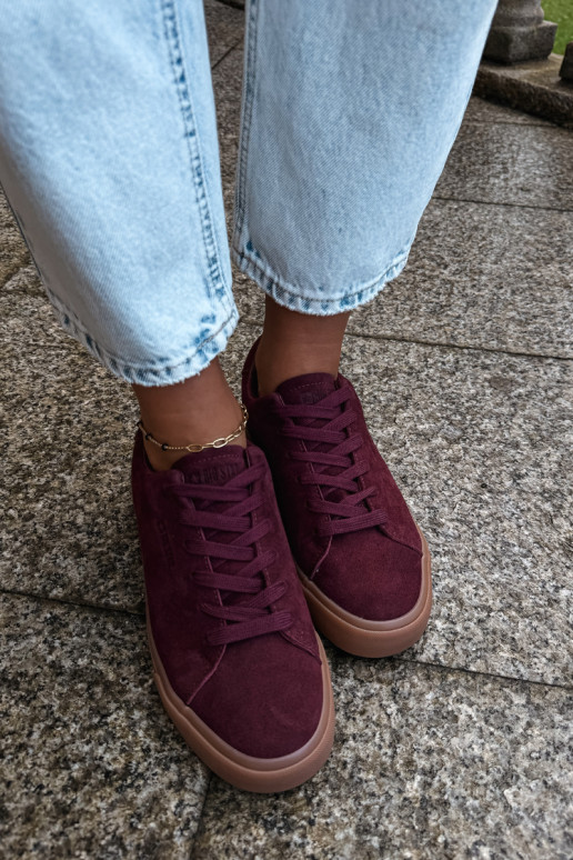 Damen-Sneaker Big Star UU274242 in Bordeaux