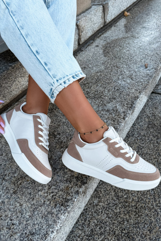 Dames sneakers Big Star UU274275 in zand