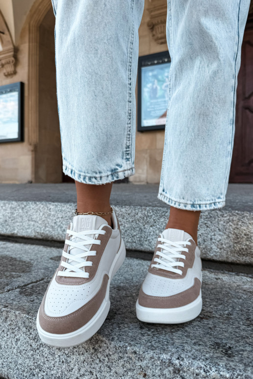 Dames sneakers Big Star UU274275 in zand