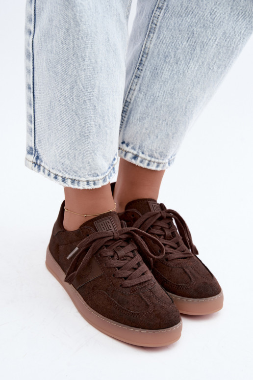 Baskets pour femmes Big Star chocolat